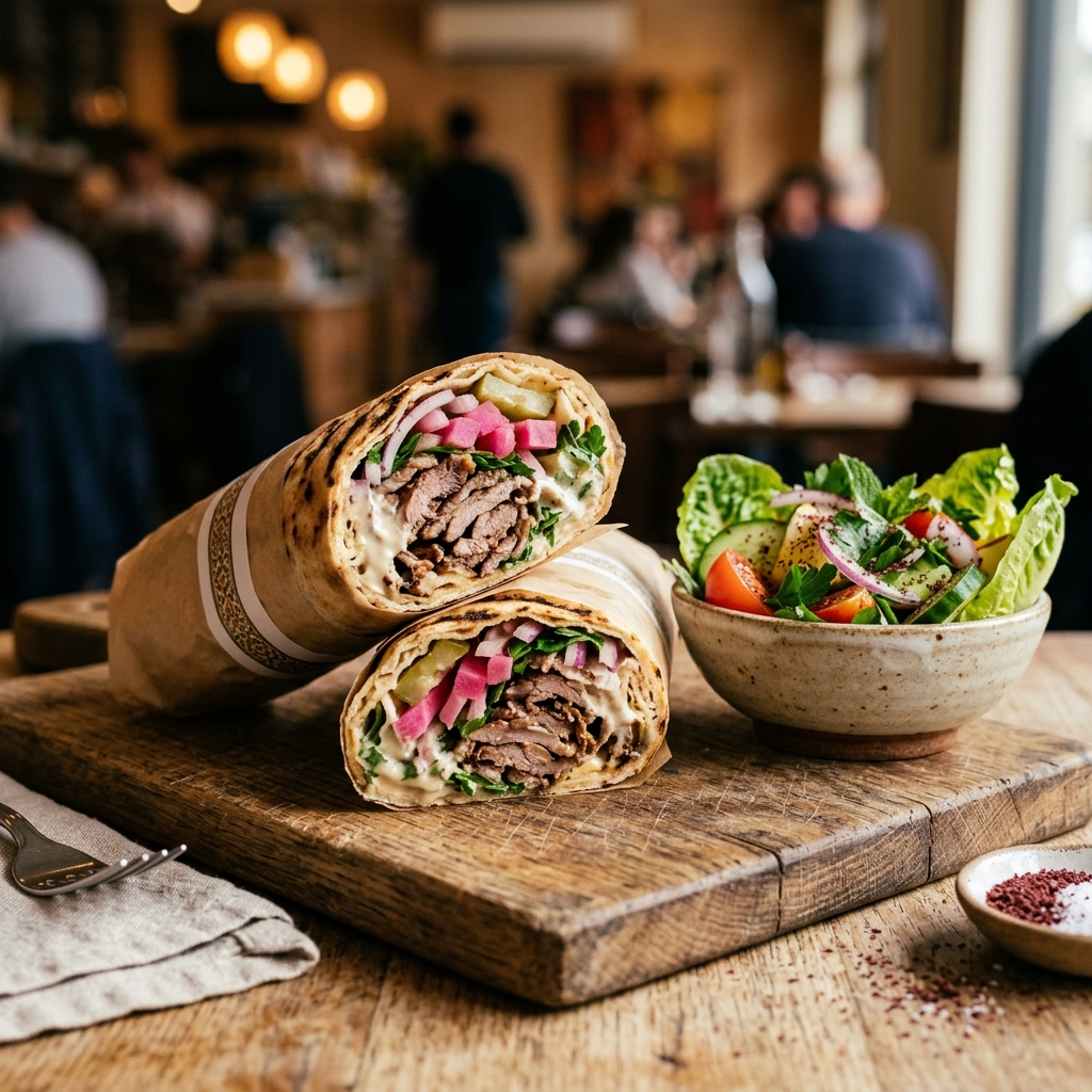 Lamb Shawarma Wrap